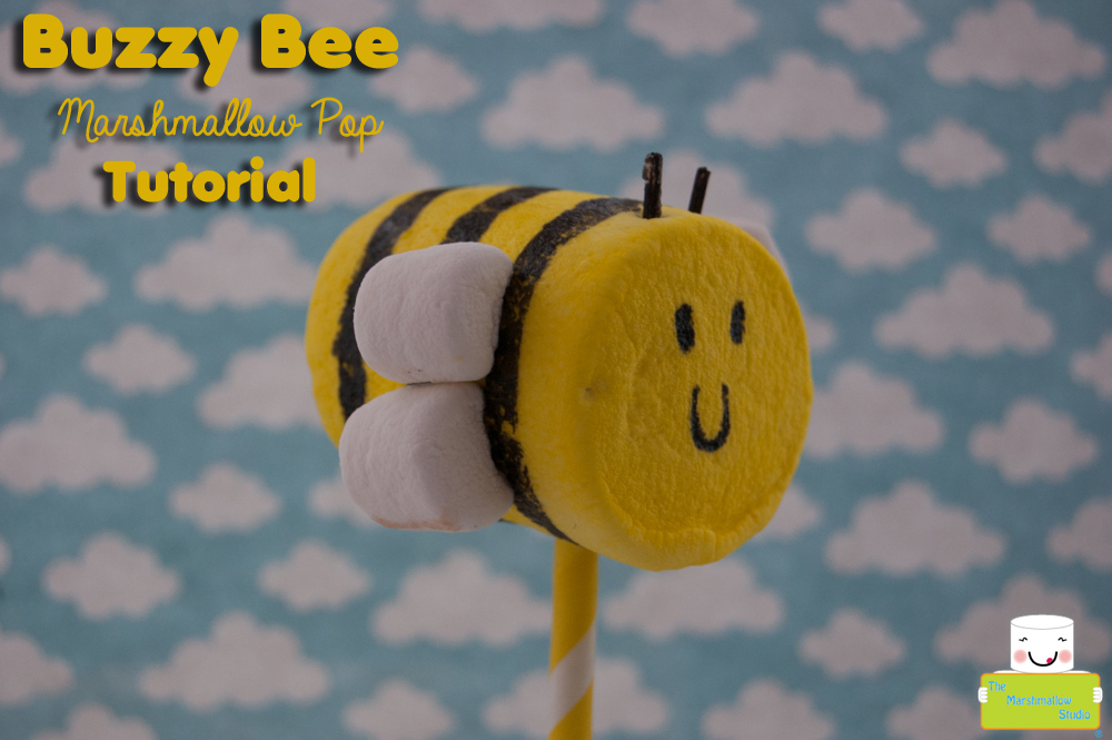 Buzzy Bee Marshmallow Pop Tutorial by TheMarshmallowStudio