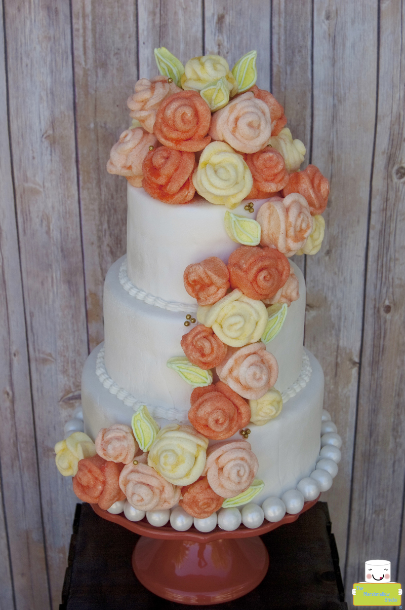 Marshmallow Rose Cake by The MarshmallowStudio1