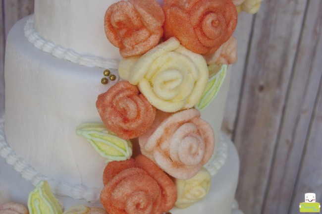 Marshmallow Rose Cake by The MarshmallowStudio6