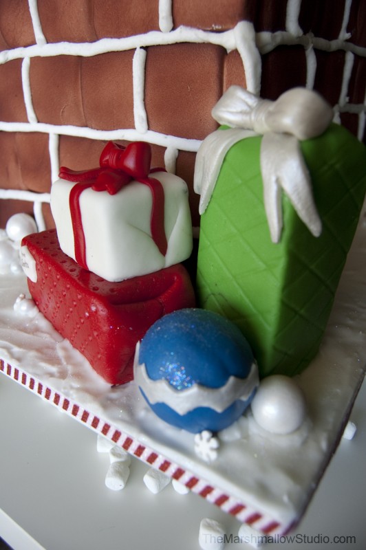 Santa Stuck in Chimney Marshmallow Cakeby TheMarshmallowStudio22