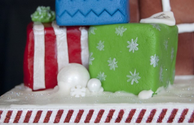 Santa Stuck in Chimney Marshmallow Cakeby TheMarshmallowStudio36