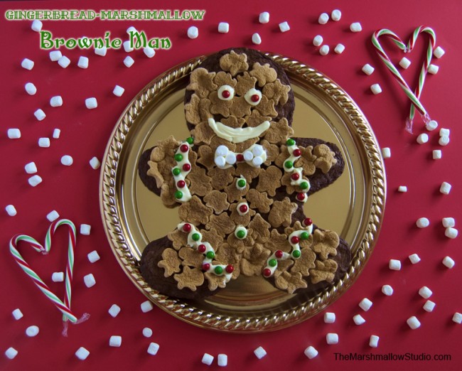 Gingerbread Marshmallow Brownie Man_TheMarshmallowStudio