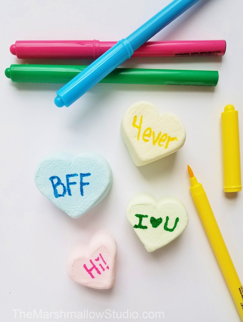 4 fun DIYs with Jumbo HeartMallows Conversation Hearts by The Marshmallow Studio18