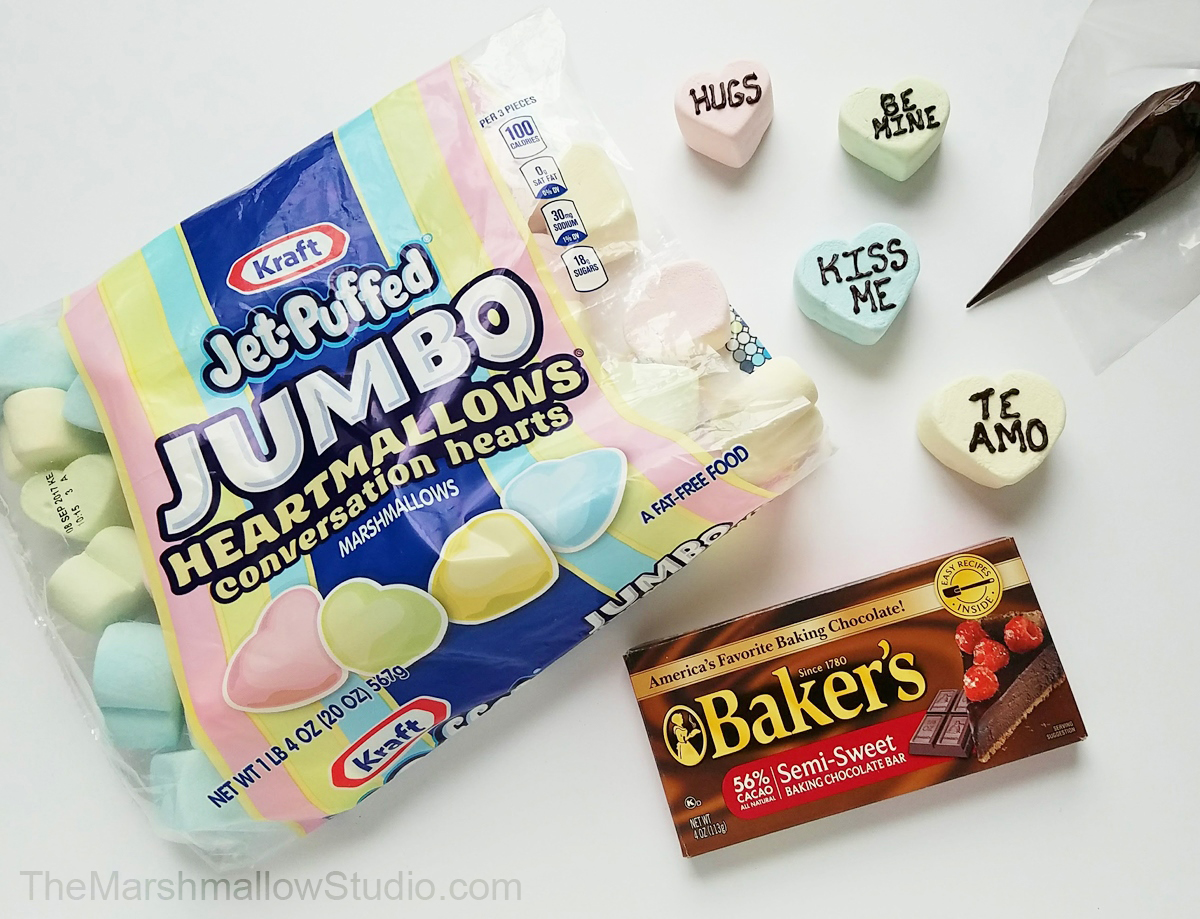 4 fun DIYs with Jumbo HeartMallows Conversation Hearts by The Marshmallow Studio8