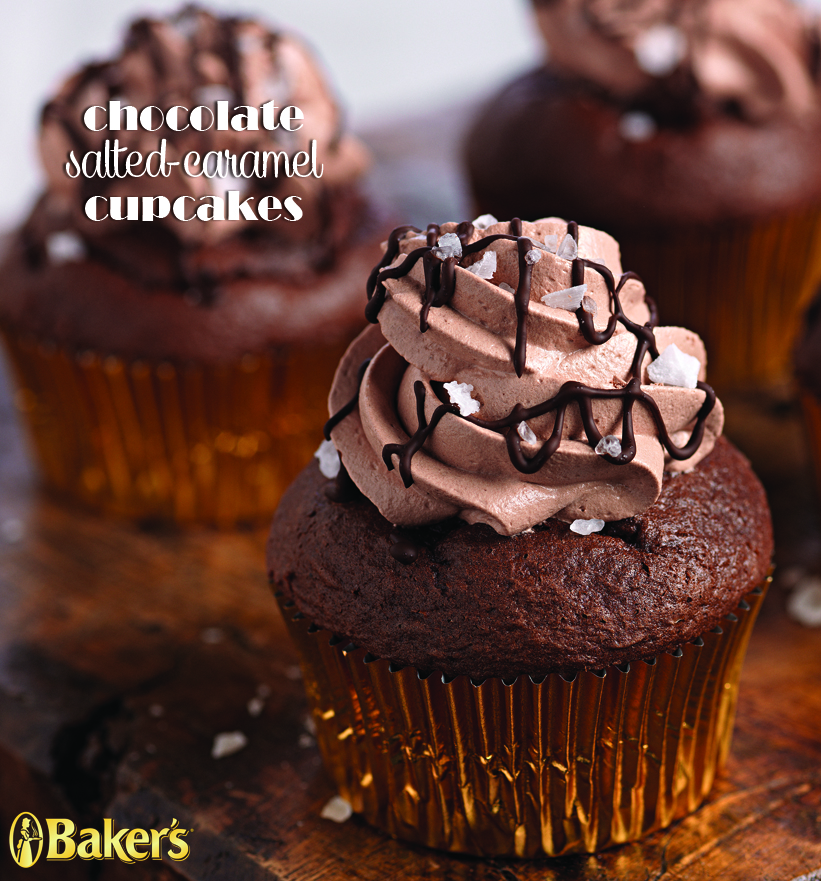 Chocolate Salted-Caramel Cupcakes IG