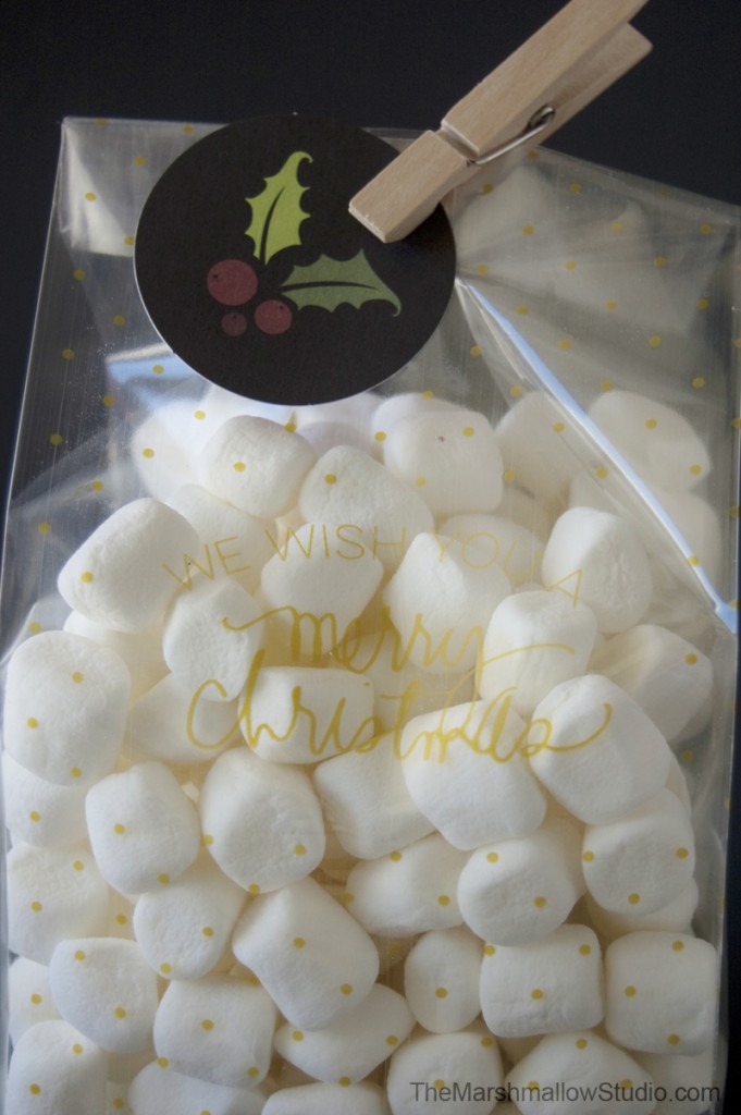Cute Marshmallow Goodie Bags for Christmas