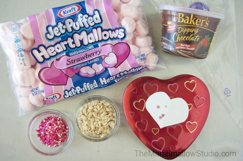 {DIY} Valentines Day Box of Marshmallow Chocolates. DIY by The Marshmallow Studio 1