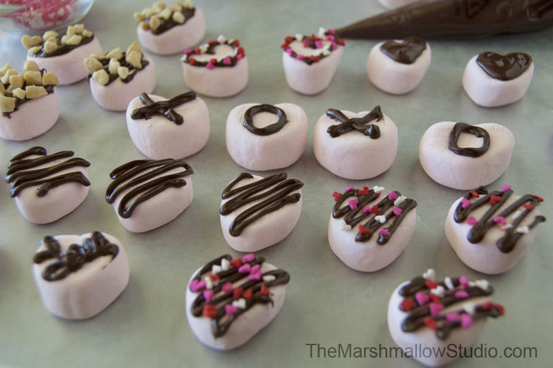 {DIY} Valentines Day Box of Marshmallow Chocolates. DIY by The Marshmallow Studio 8